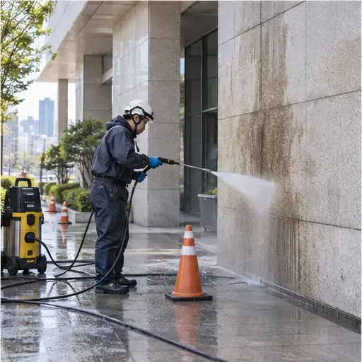 광주 서구 건물유리외벽청소 외벽 재질까지 고려해 깨끗하게 마감
