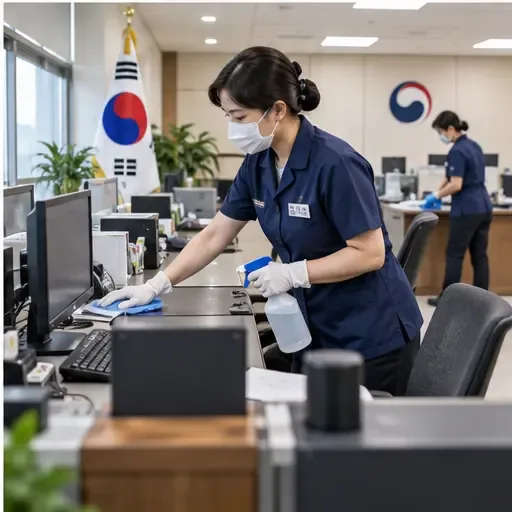 광주 관공서청소 복도와 공용부는 이용 동선에 맞춰 깔끔하게